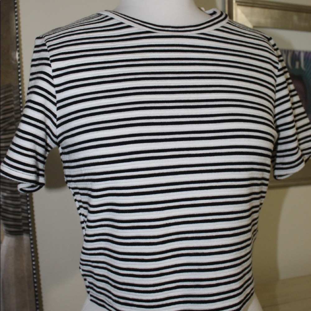 Striped crop top